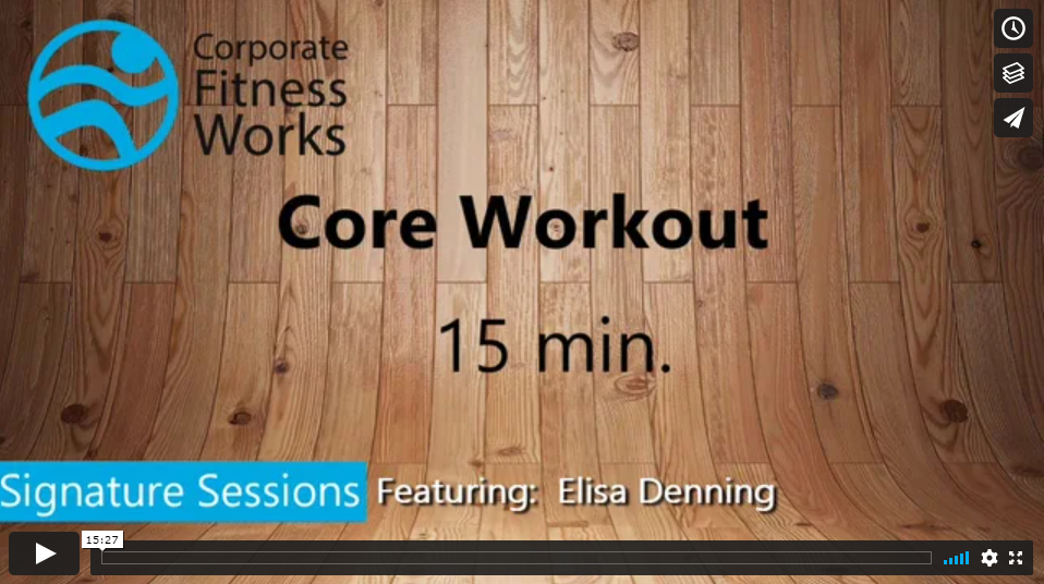 Core workout elisa 15min
